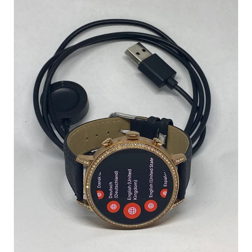 Fossil Gen 4 Authentic Digital Dial Smart Watch Custom Band FTW6015 DC139